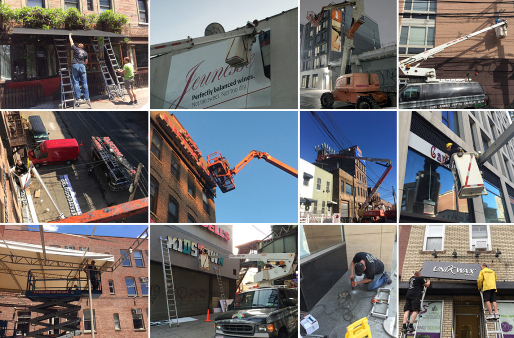 Sign Installation in NYC